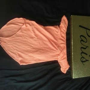 Peach bodysuit